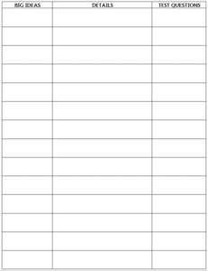 ThreeColumnNotePaper