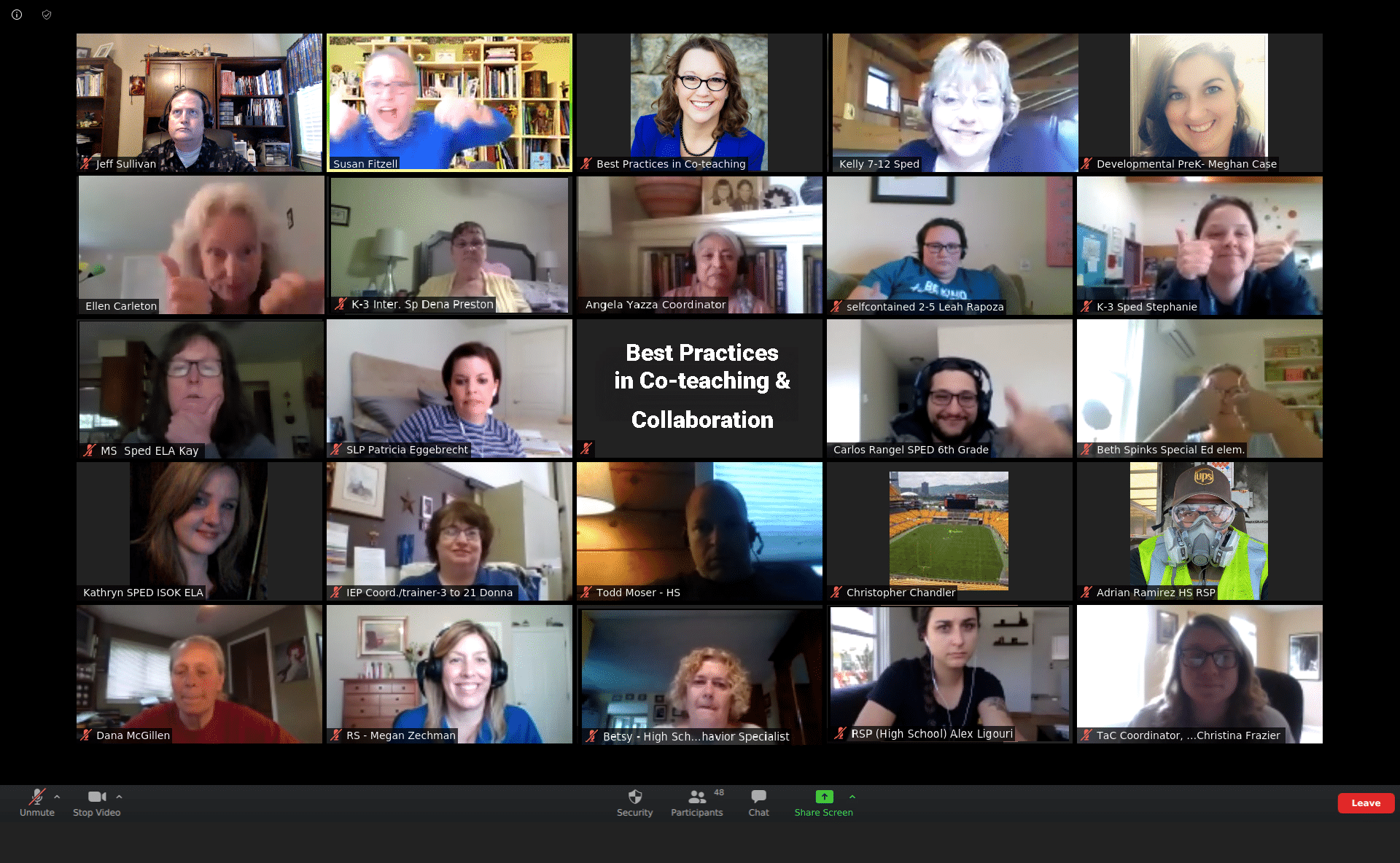 Best Practices in Co-teaching and Collaboration Virtual Training